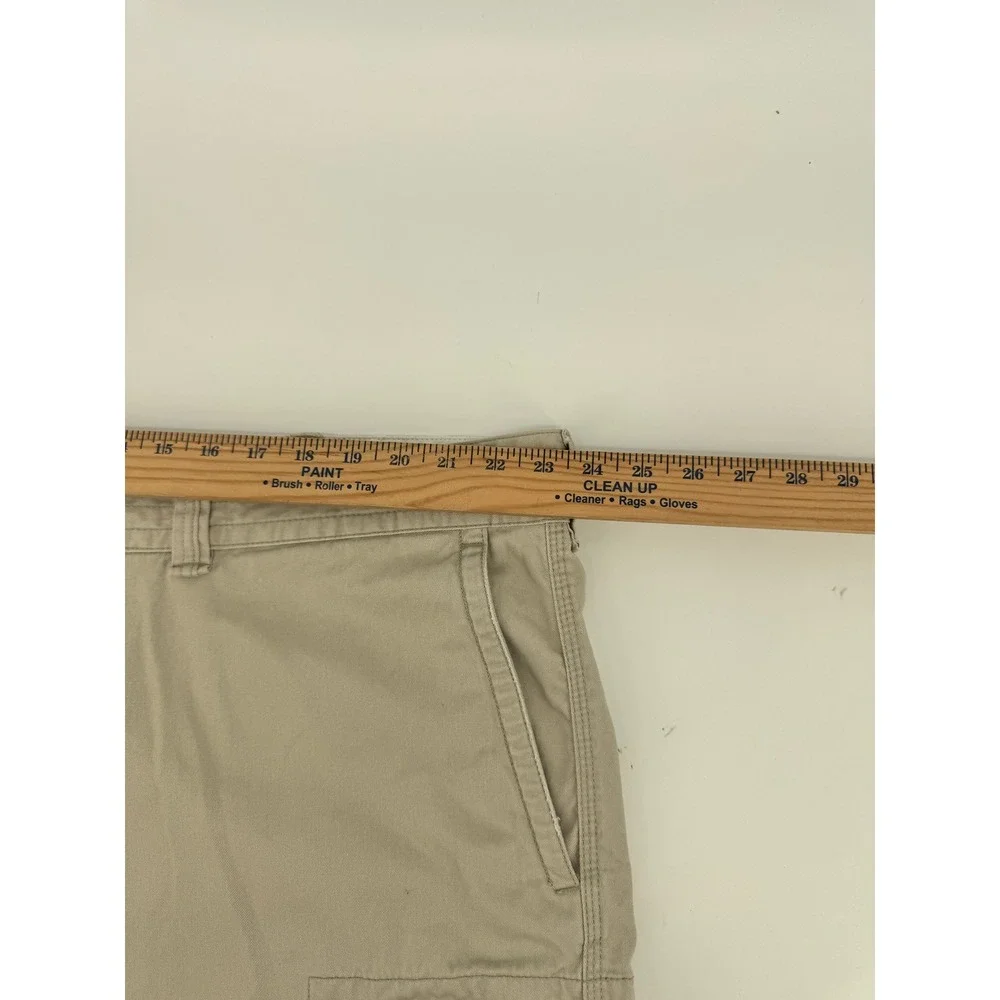 Polo‎ Ralph Lauren Cargo Shorts Mens 46 Khaki Tan Classic Chino Cotton Utility